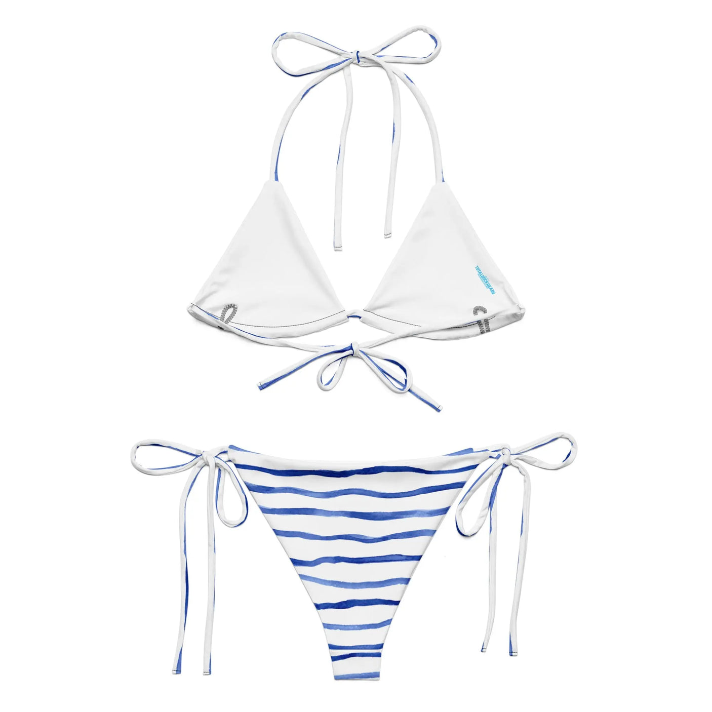 All-over print recycled string bikini | Dockhead | |