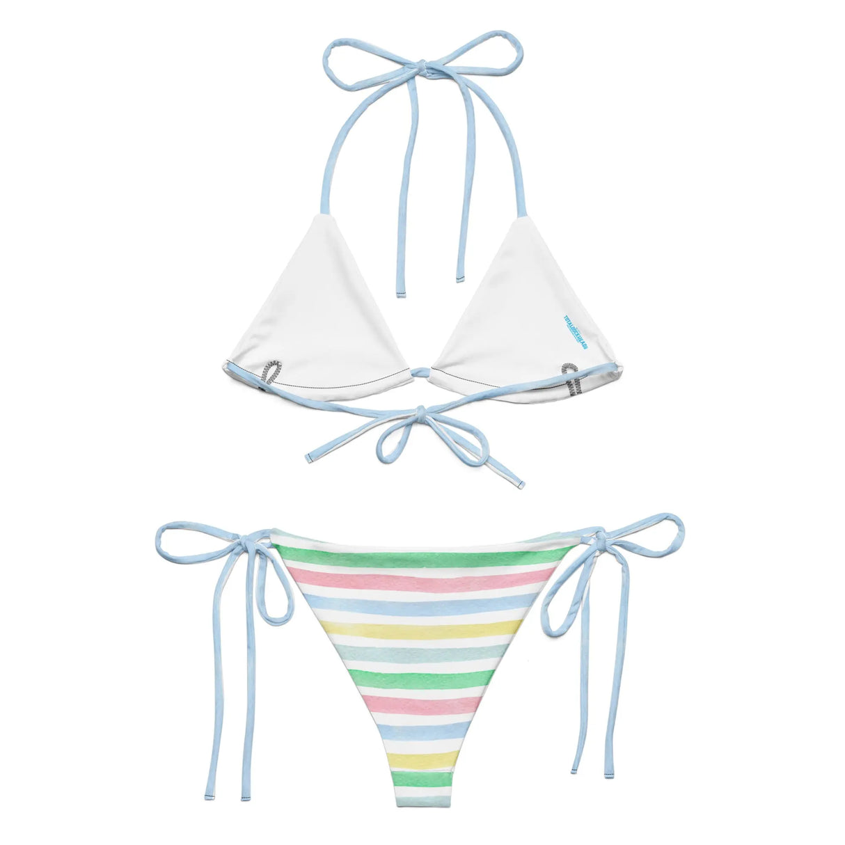 All-over print recycled string bikini | Dockhead | |