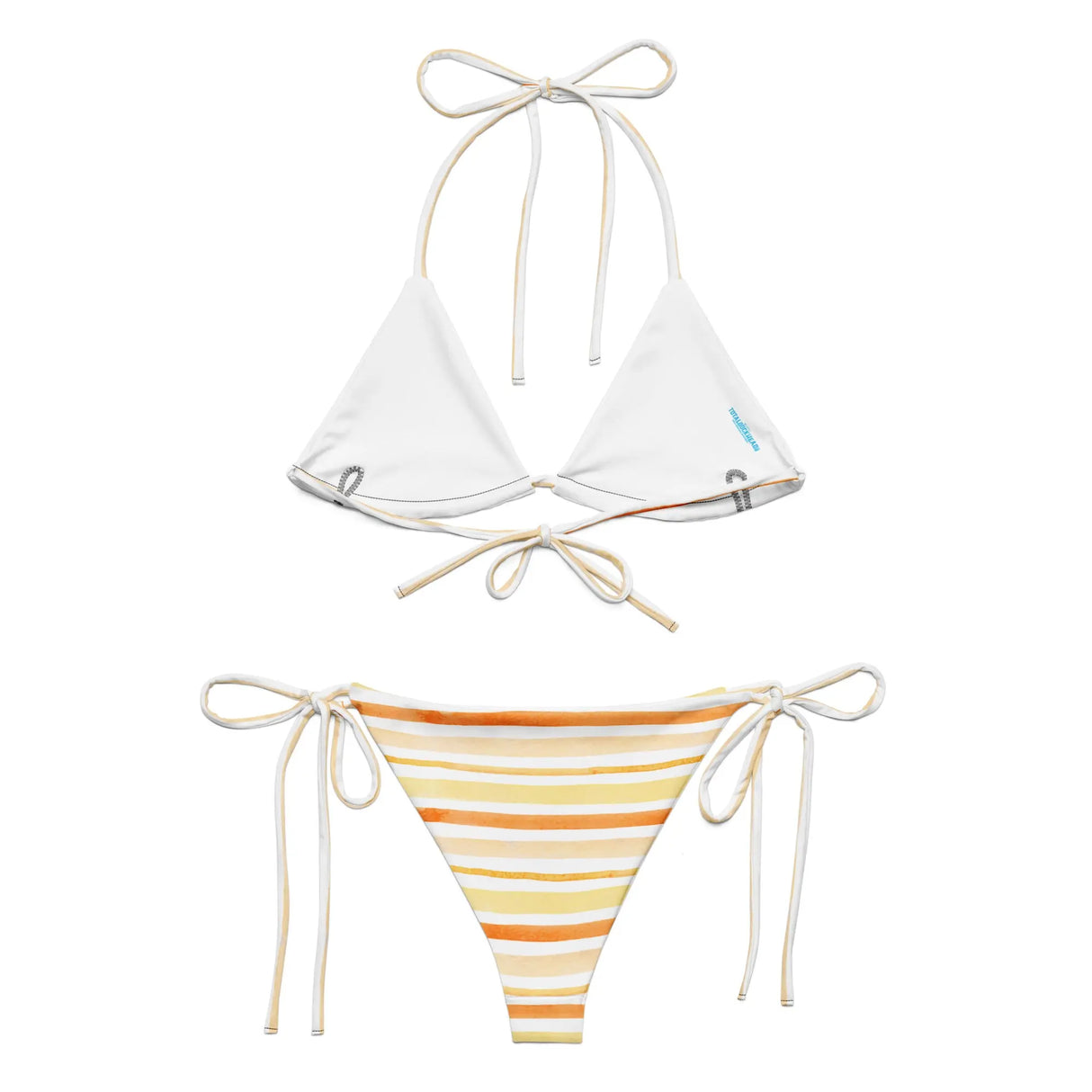 All-over print recycled string bikini | Dockhead | |
