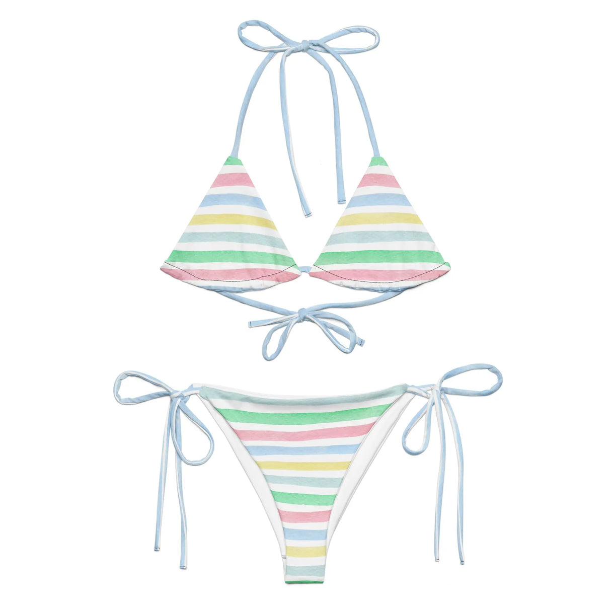 All-over print recycled string bikini | Dockhead | | 6XL