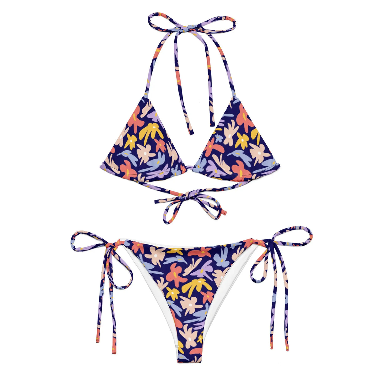 Floral Recycled String Bikini - Dockhead