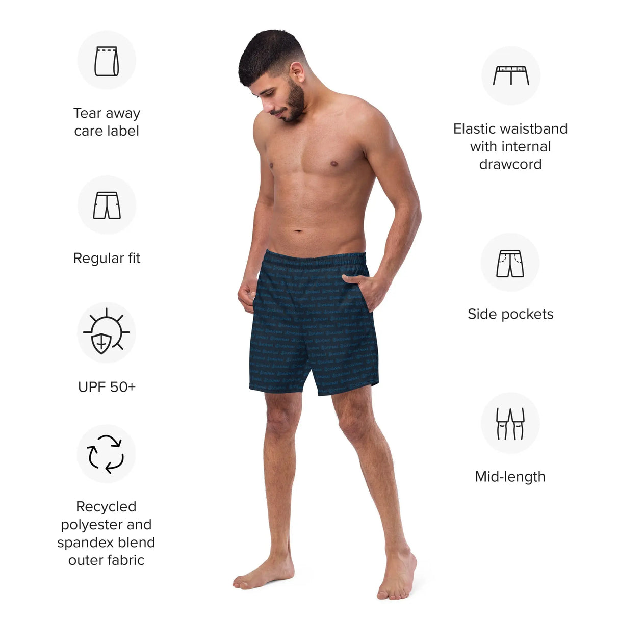Iconic Men's Swim Trunks - Dockhead