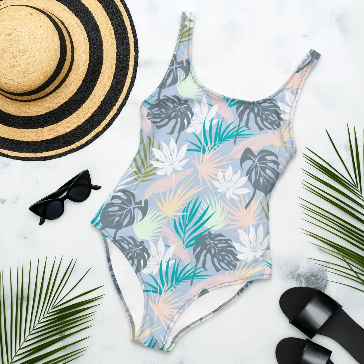 Pastel Paradise One-Piece Swimsuit - Dockhead