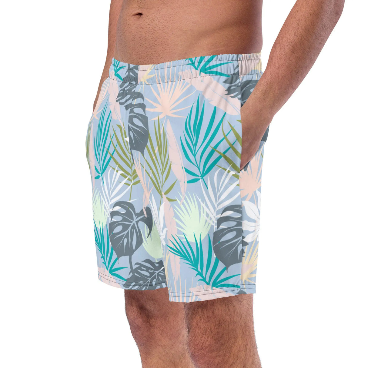 Pastel Paradise Men's Swim Trunks - Dockhead