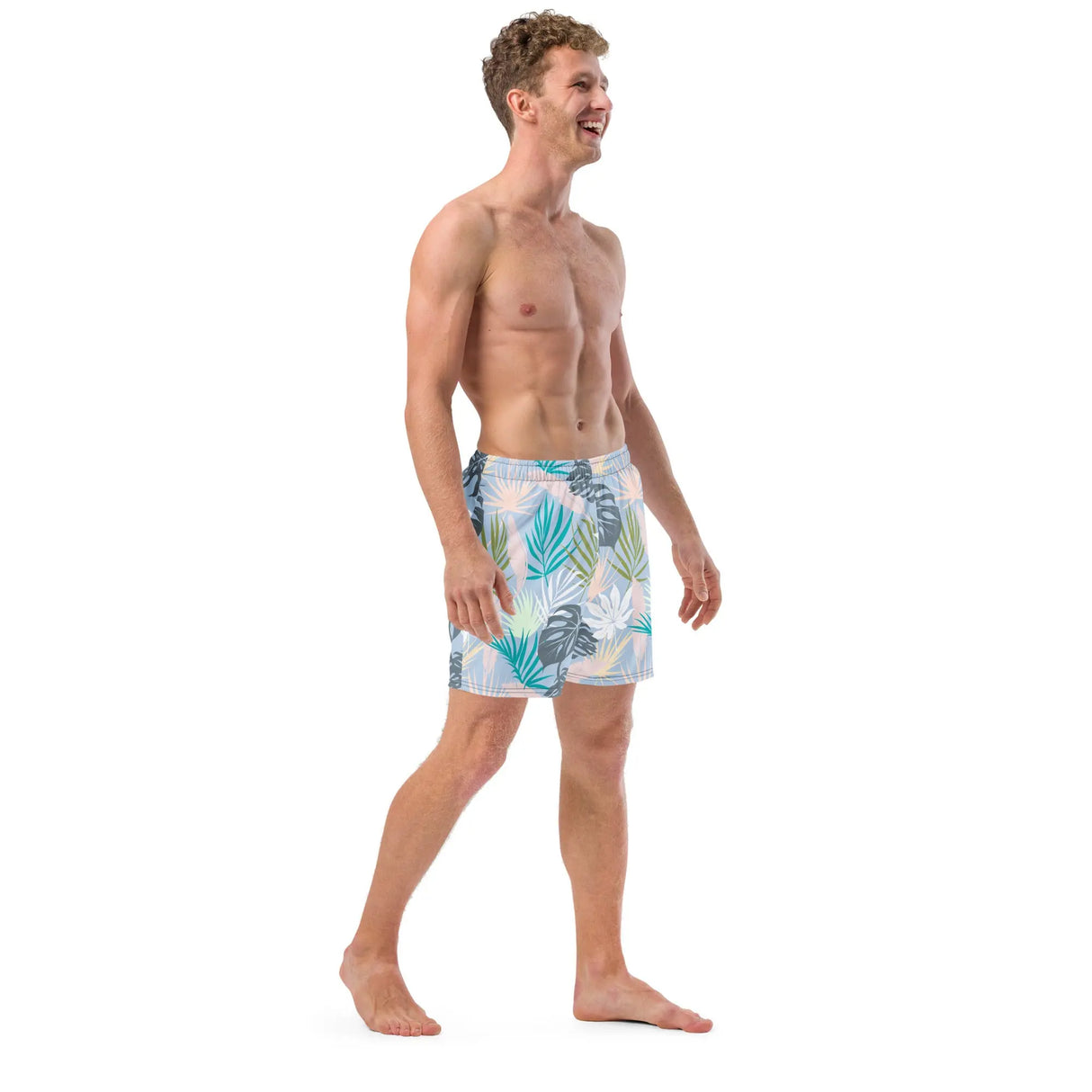 Pastel Paradise Men's Swim Trunks - Dockhead
