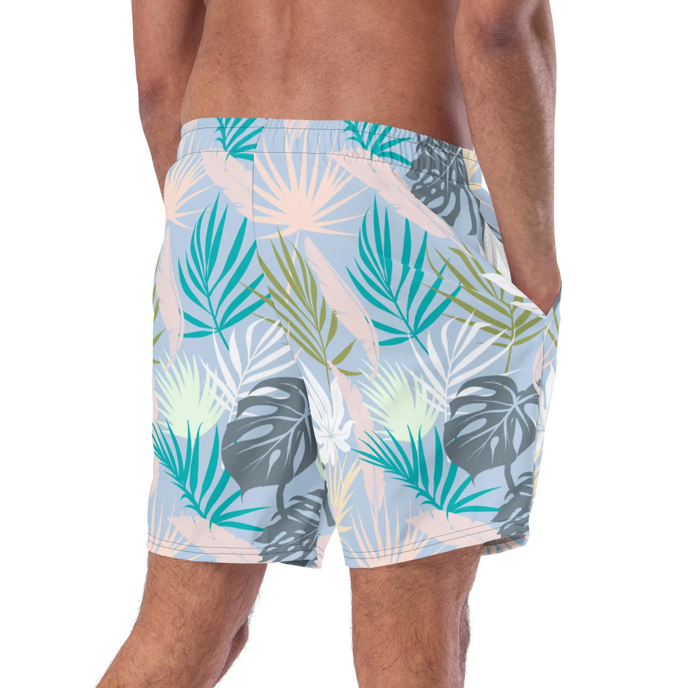 Pastel Paradise Men's Swim Trunks - Dockhead