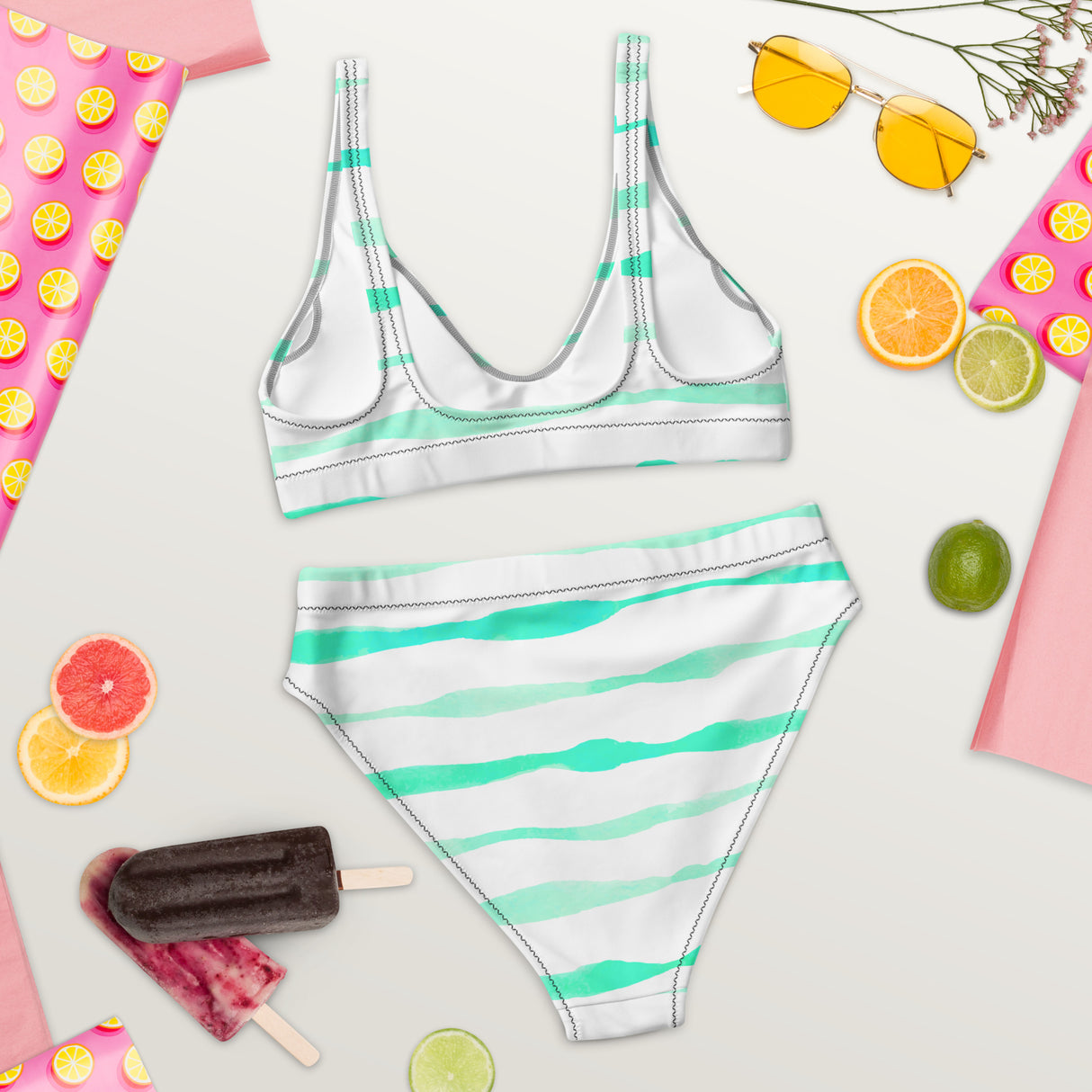 Recycled high-waisted bikini | Dockhead | |