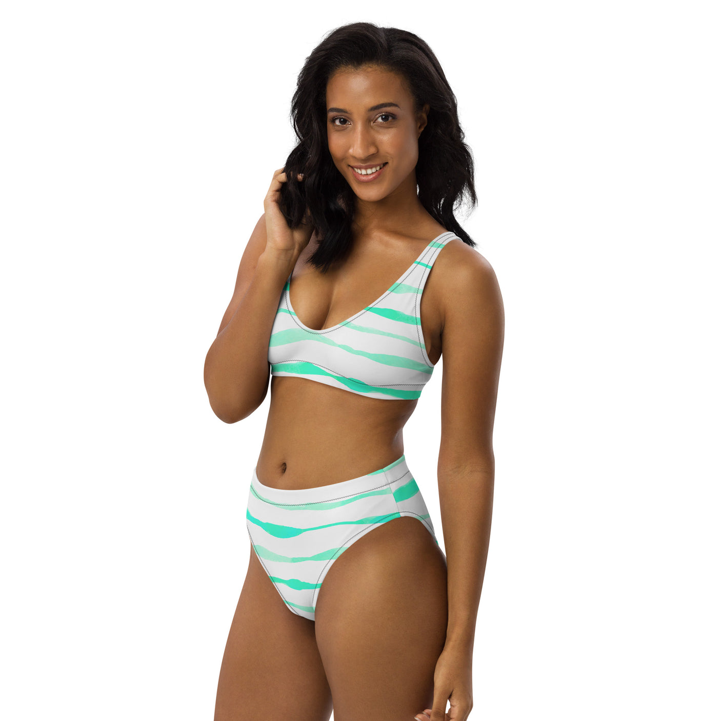 Recycled high-waisted bikini | Dockhead | |