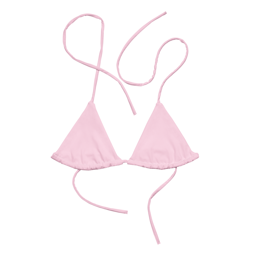 All-over print recycled string bikini top | Dockhead | |