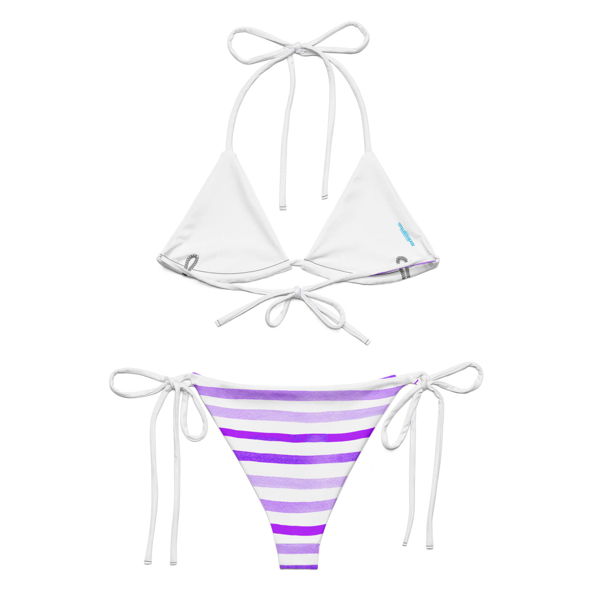 All-over print recycled string bikini | Dockhead | |