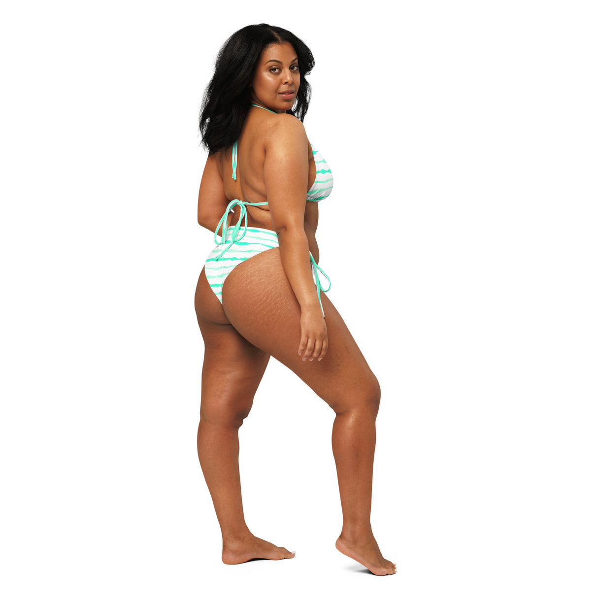 All-over print recycled string bikini | Dockhead | |