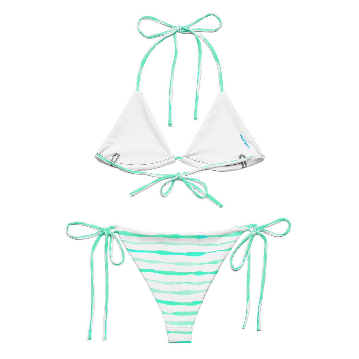 All-over print recycled string bikini | Dockhead | |