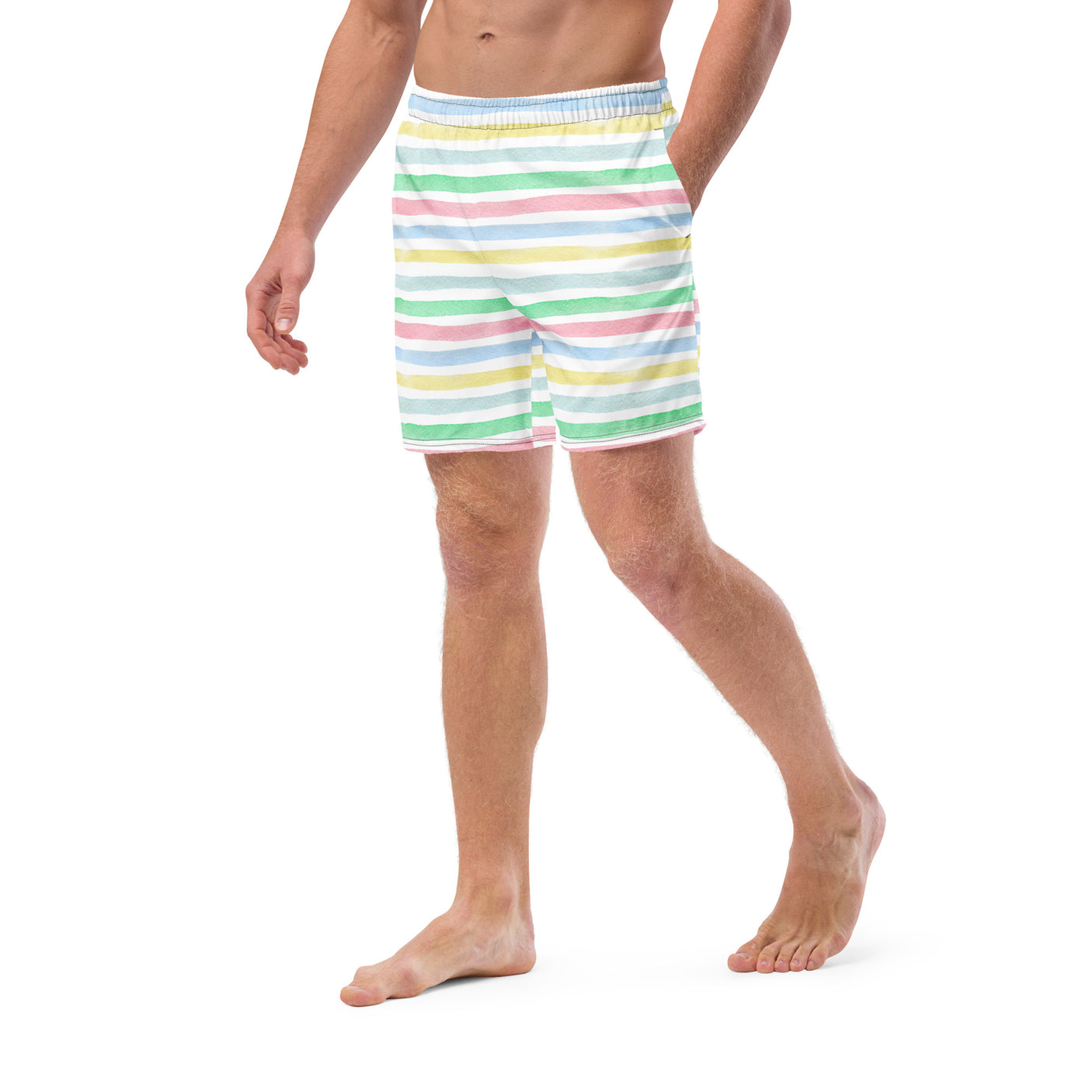 All-Over Print Recycled Swim Trunks | Dockhead | |