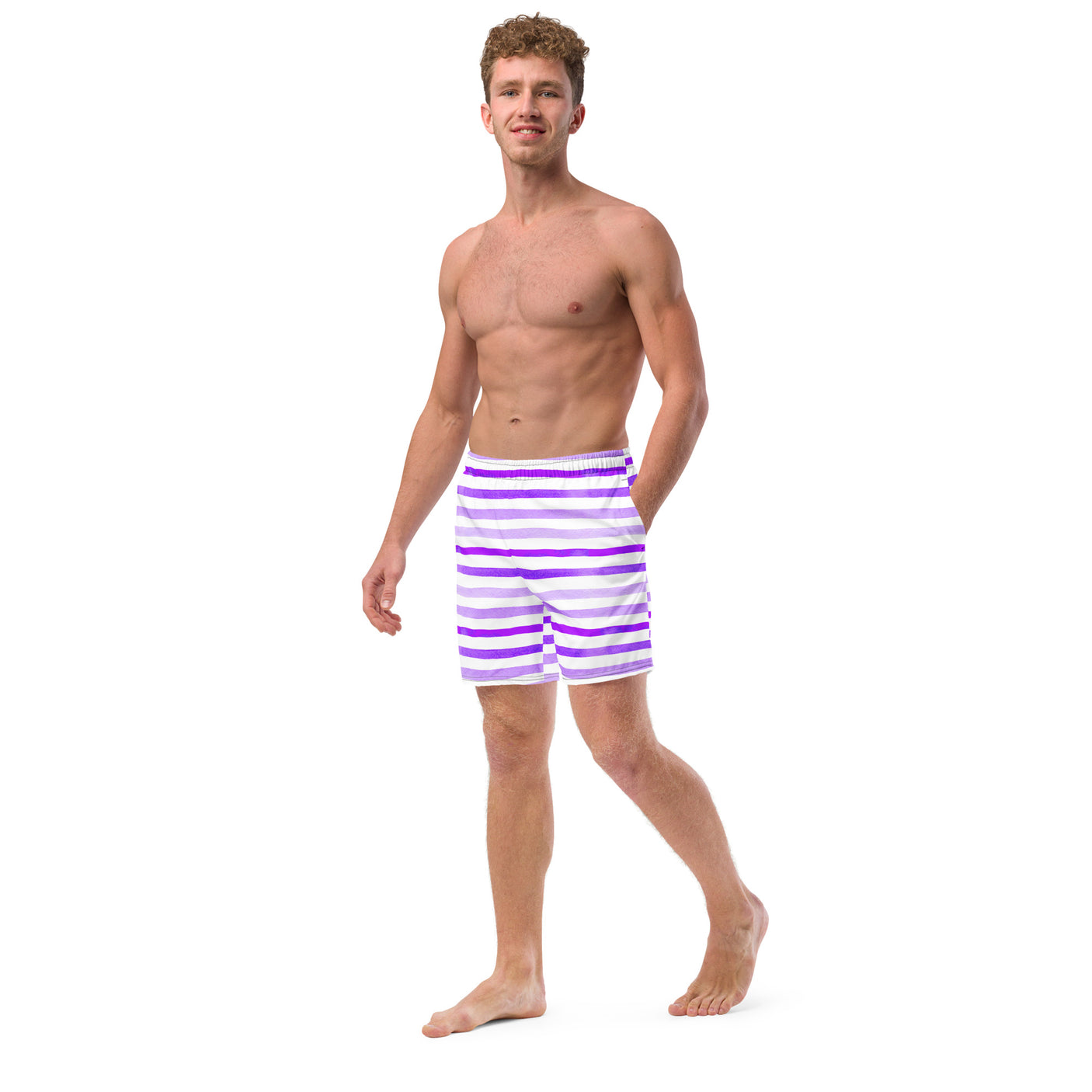 All-Over Print Recycled Swim Trunks | Dockhead | |