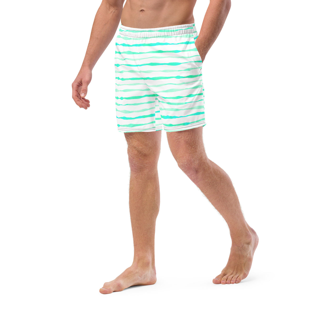 All-Over Print Recycled Swim Trunks | Dockhead | |