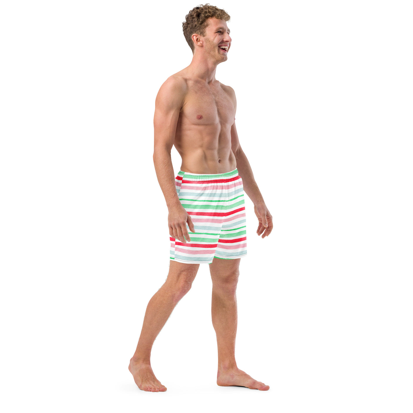 All-Over Print Recycled Swim Trunks | Dockhead | |