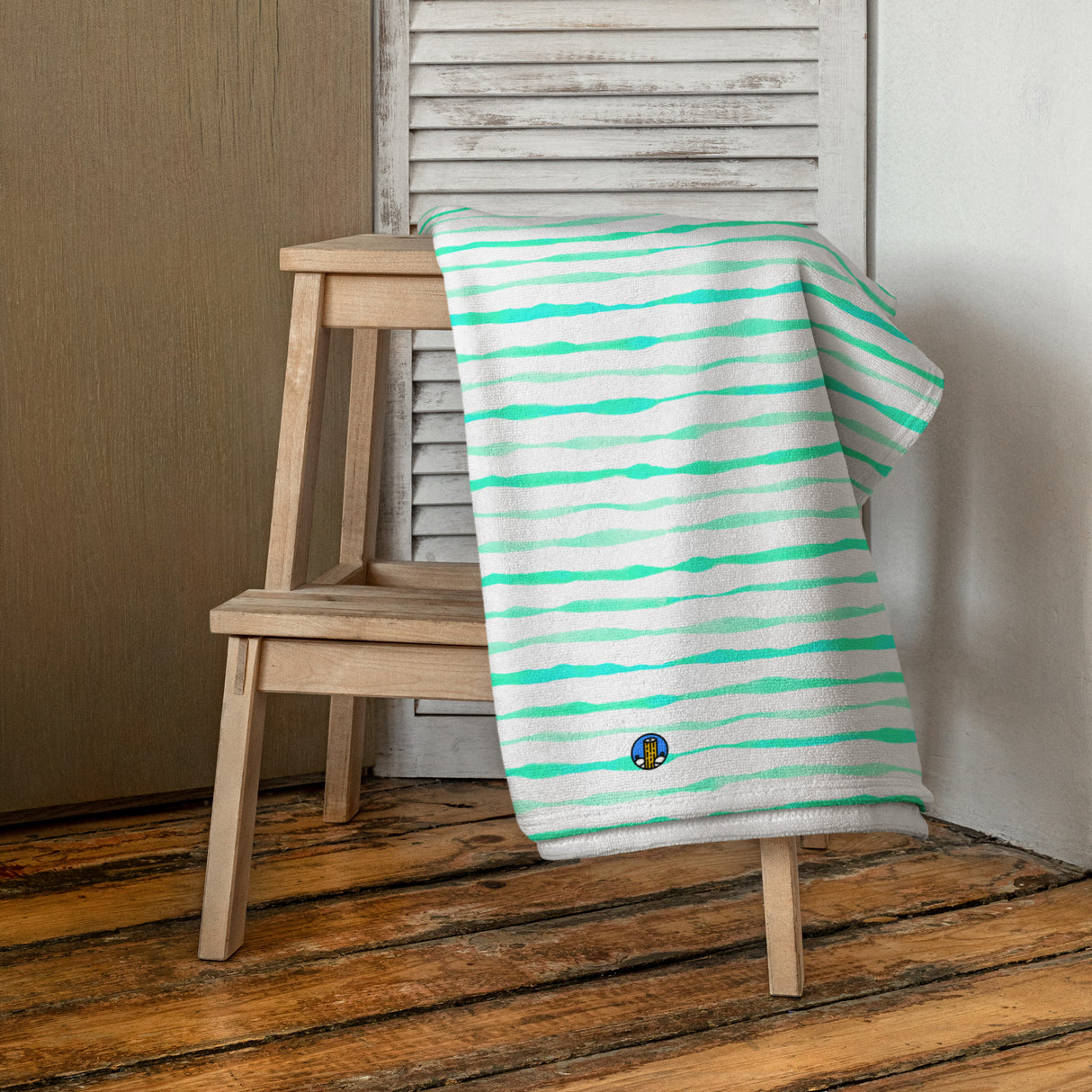 Aqua Waves Towel | Dockhead | |