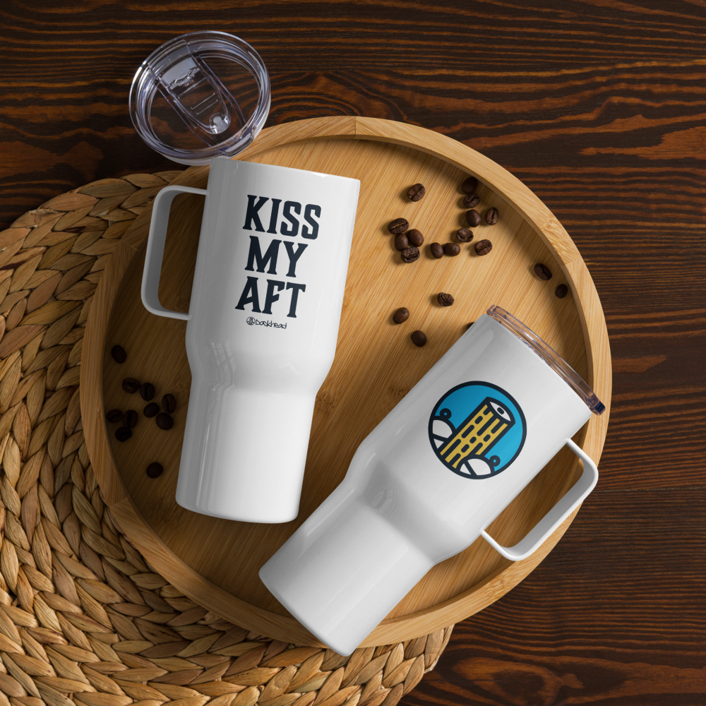 Kiss My Aft Travel Mug with Handle | Dockhead | Travel Mug |