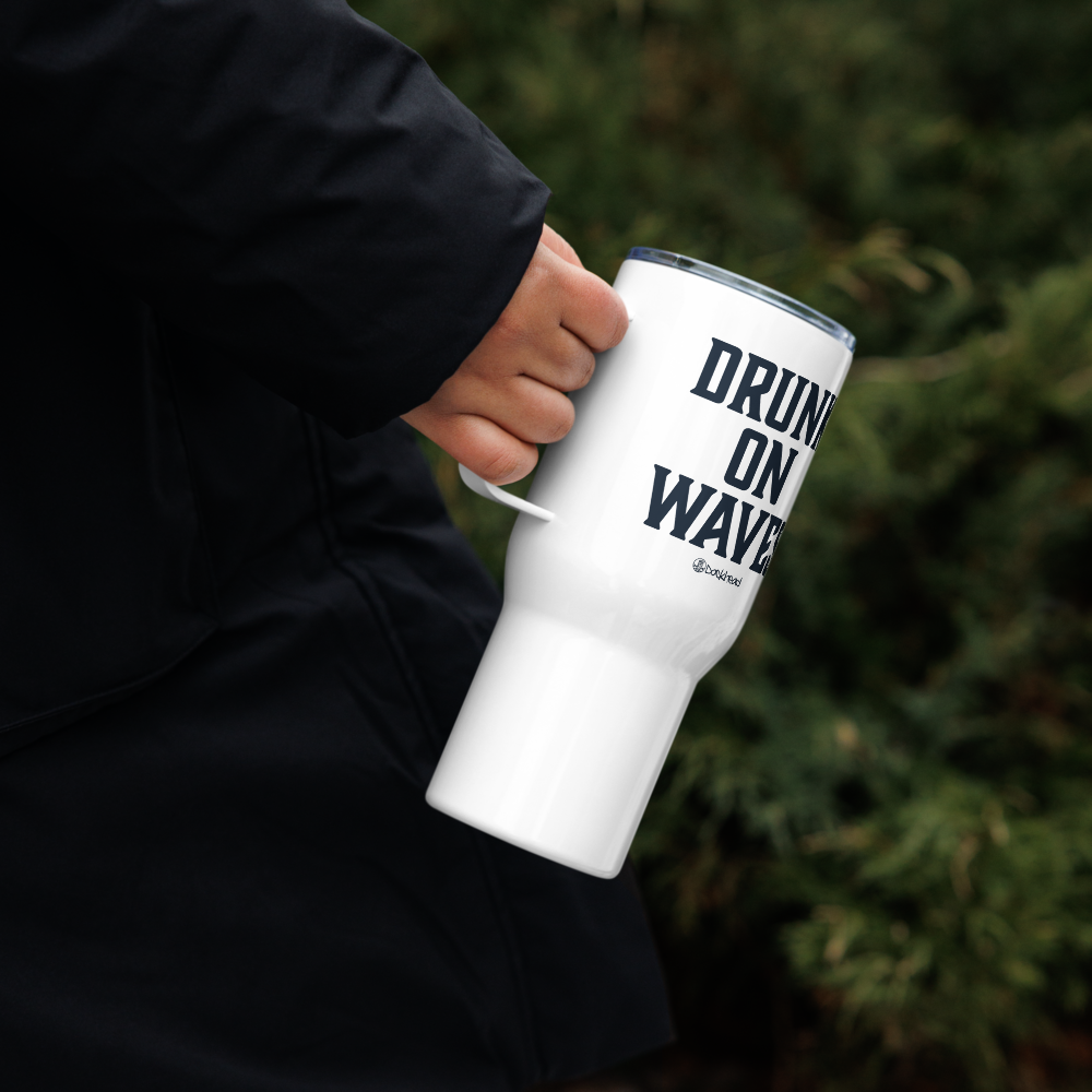 Drunk On Waves Travel Mug with Handle | Dockhead | Travel Mug |