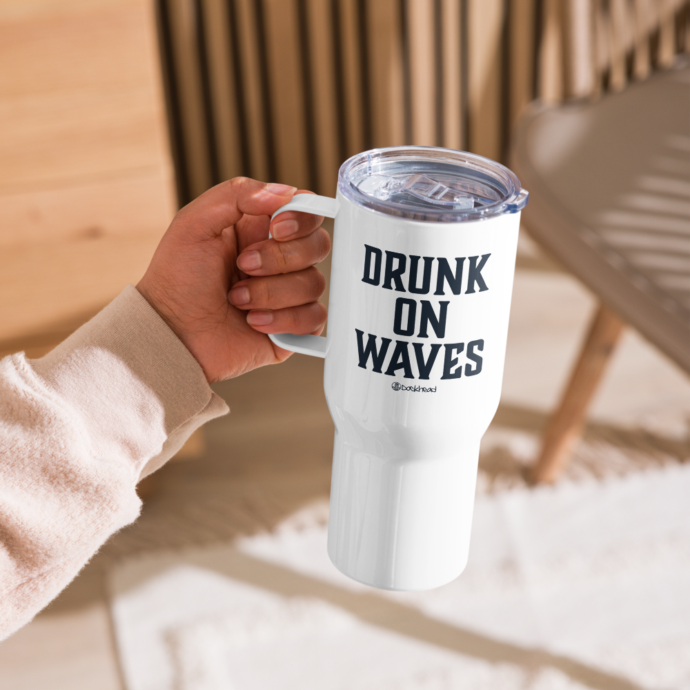 Drunk On Waves Travel Mug with Handle | Dockhead | Travel Mug |