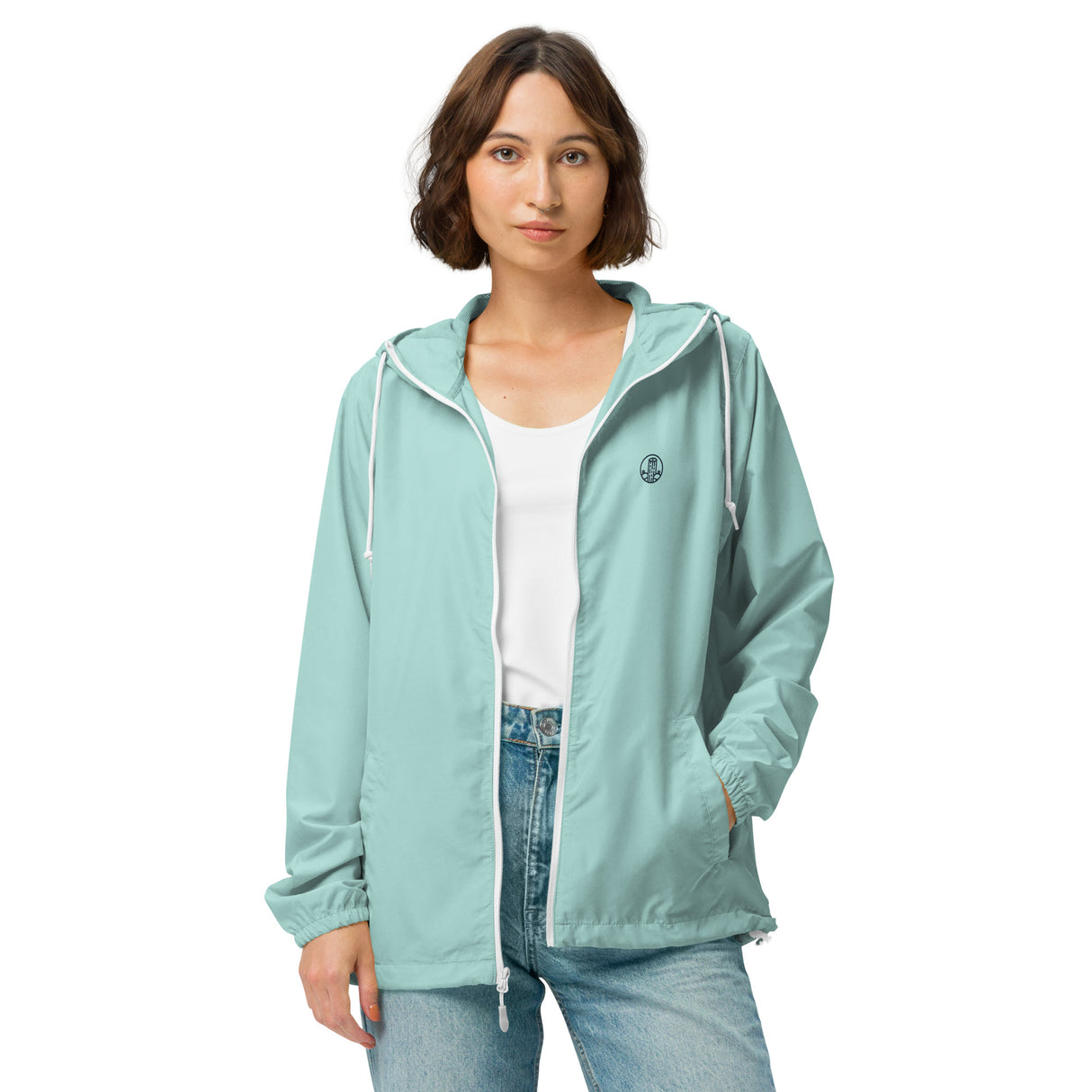 Unisex lightweight zip up windbreaker | Dockhead | |