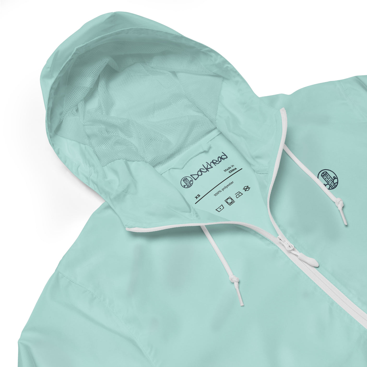 Unisex lightweight zip up windbreaker | Dockhead | |