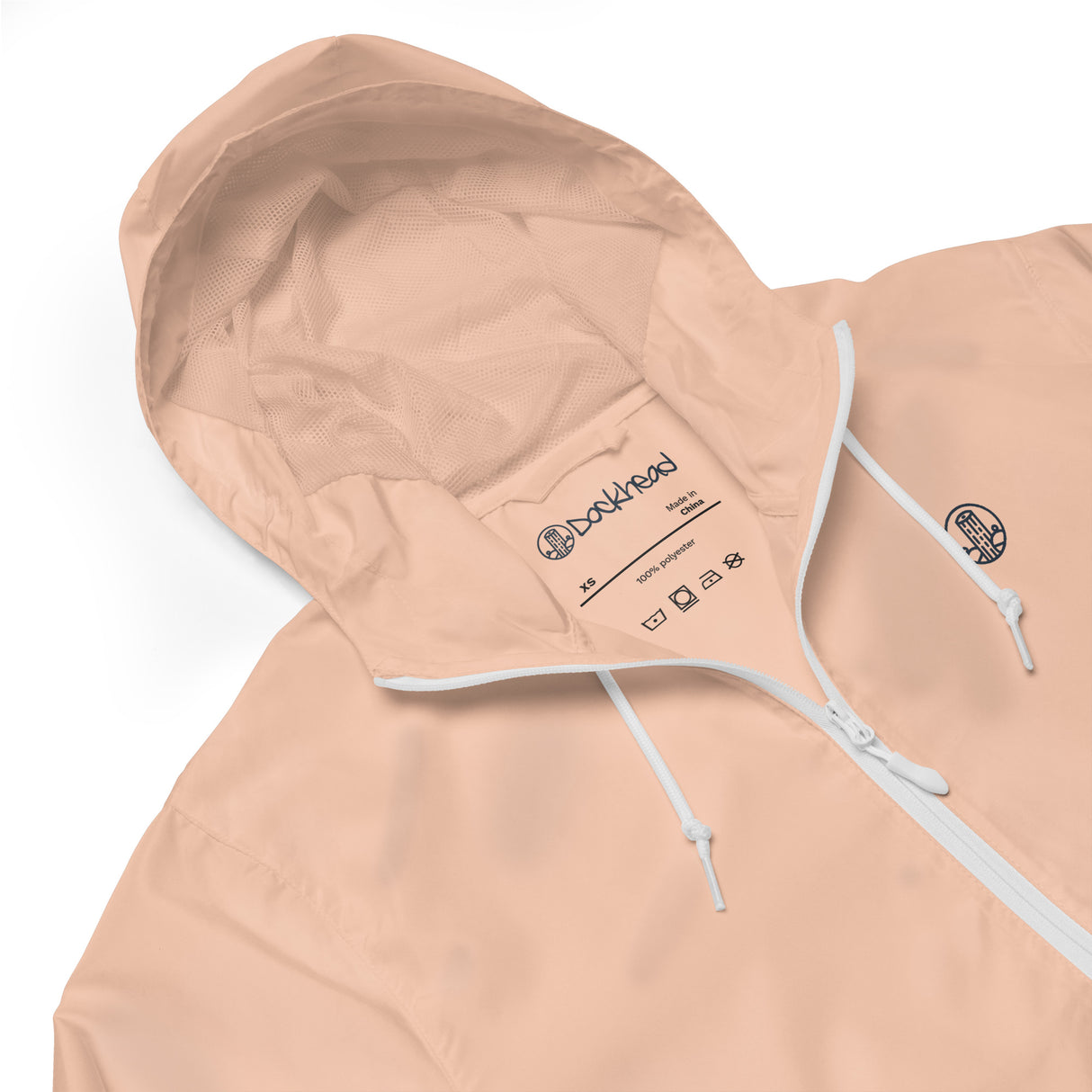 Unisex lightweight zip up windbreaker | Dockhead | |