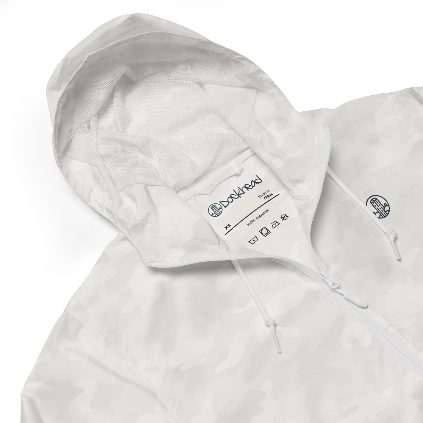 Unisex lightweight zip up windbreaker | Dockhead | |