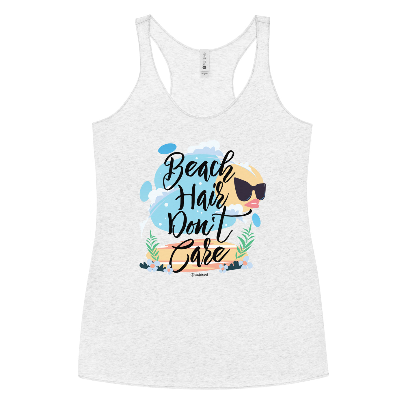 Beach Hair Don't Care Women's Racerback Tank | Dockhead | |