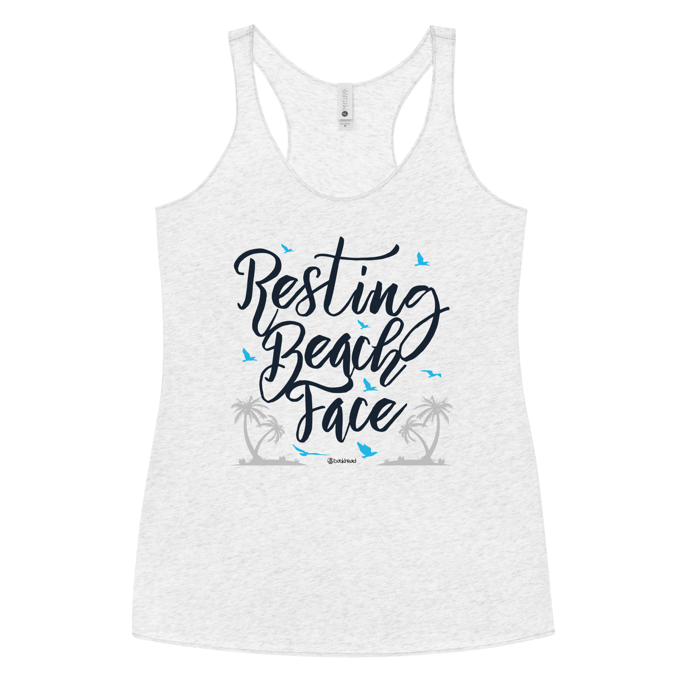 Resting Beach Face Women's Racerback Tank | Dockhead | |