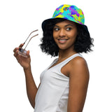 Abstract Pineapple Reversible Bucket Hat - Dockhead