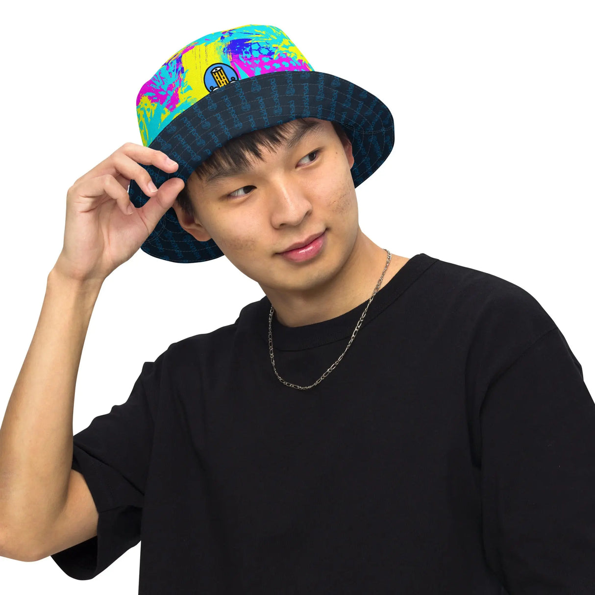 Abstract Pineapple Reversible Bucket Hat - Dockhead