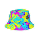 Abstract Pineapple Reversible Bucket Hat - Dockhead