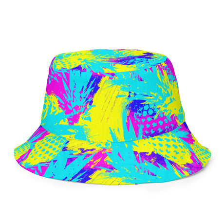 Abstract Pineapple Reversible Bucket Hat - Dockhead