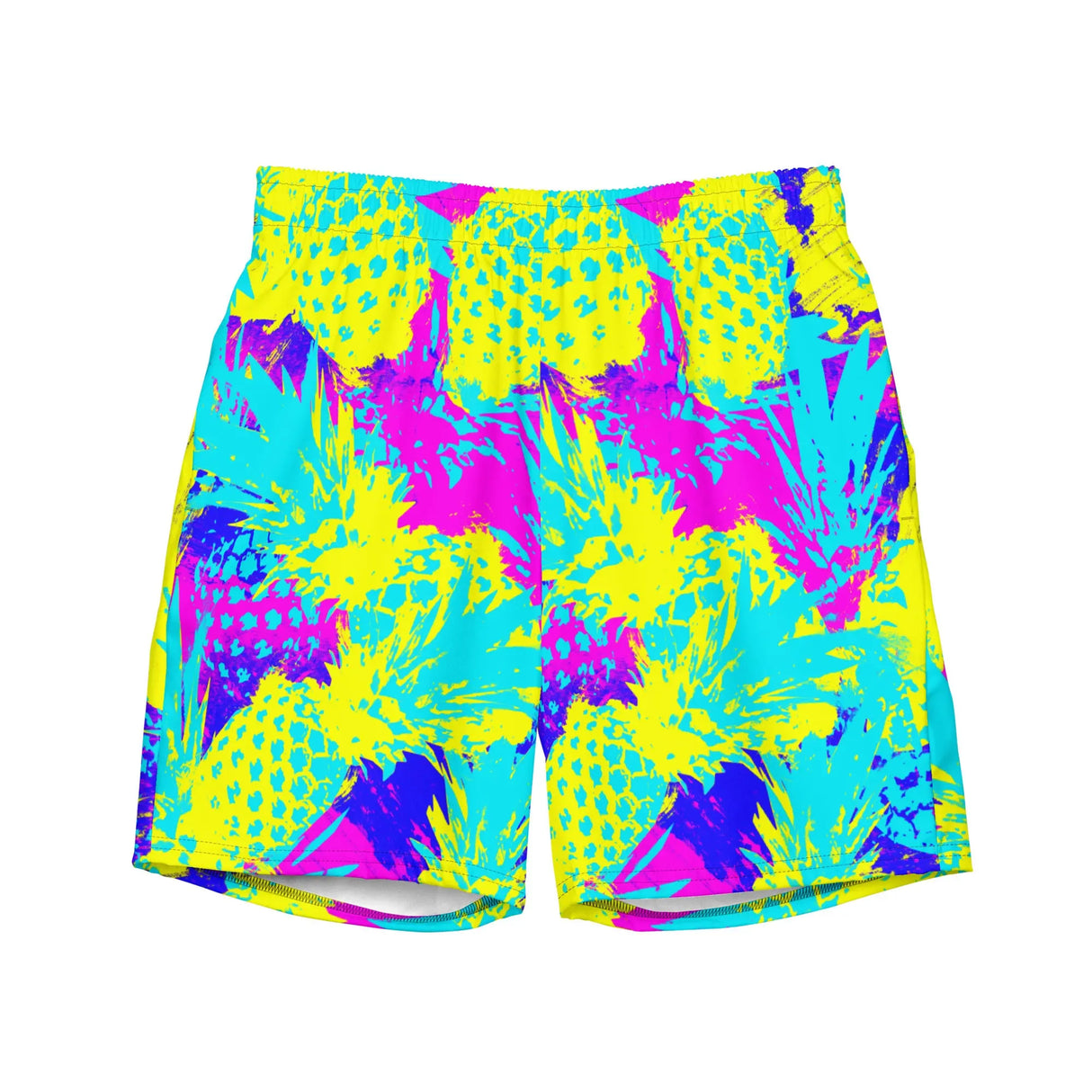 Abstract Pineapples Men's Swim Trunks - Dockhead