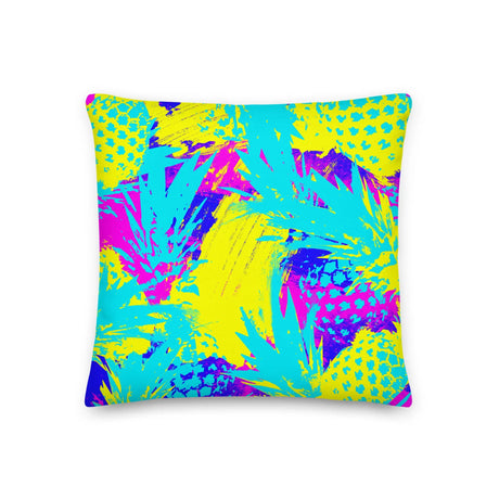 Abstract Pineapples Premium Throw Pillow - Dockhead