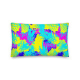 Abstract Pineapples Premium Throw Pillow - Dockhead