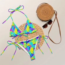Abstract Pineapples Recycled String Bikini - Dockhead