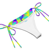 Abstract Pineapples Recycled String Bikini - Dockhead