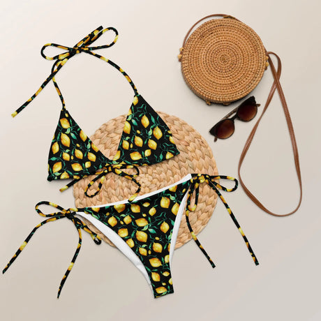 Lemons Recycled String Bikini - Dockhead