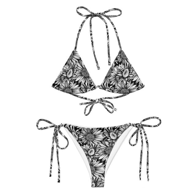 Sunflowers Recycled String Bikini - Dockhead