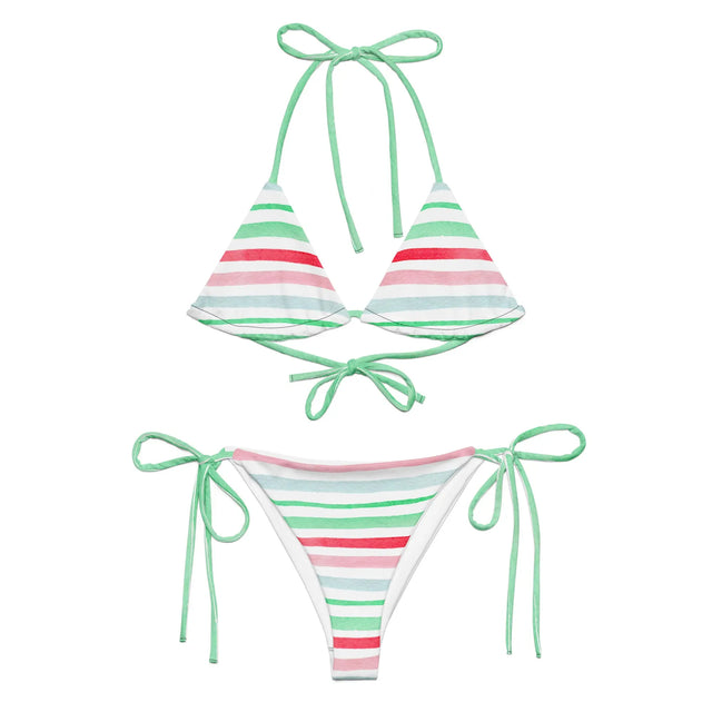 All-over print recycled string bikini |  Dockhead |   |  6XL