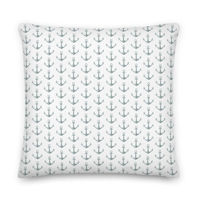 Anchors Premium Throw Pillow - Dockhead