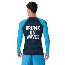 Drunk On Waves Men's Rash Guard Shirt - Dockhead