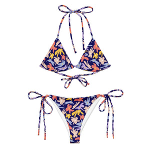 Floral Recycled String Bikini - Dockhead