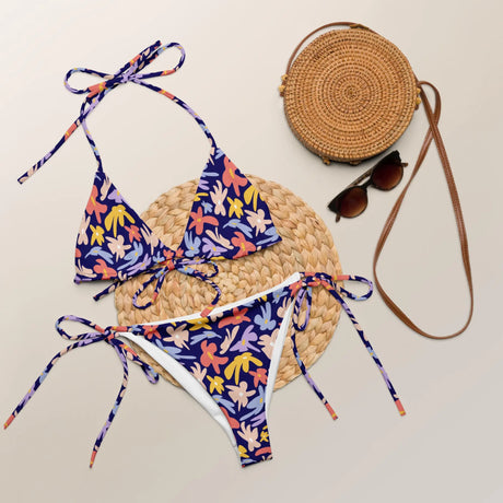 Floral Recycled String Bikini - Dockhead