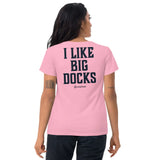 I Like Big Docks Women's Short Sleeve Tee Shirt - Dockhead