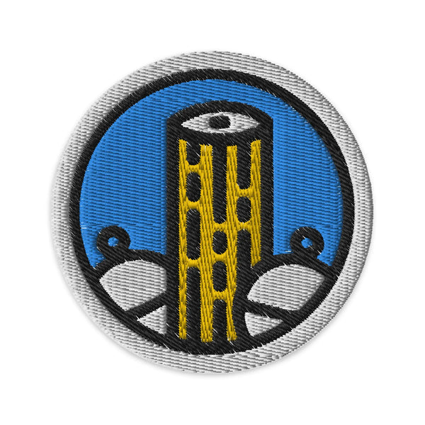 Iconic Embroidered Round Patch - Dockhead