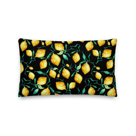 Lemons Premium Throw Pillow - Dockhead