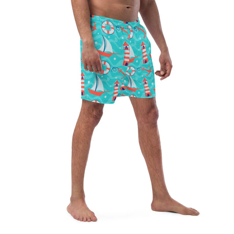 Harbor Haven Men's Swim Trunks - Dockhead